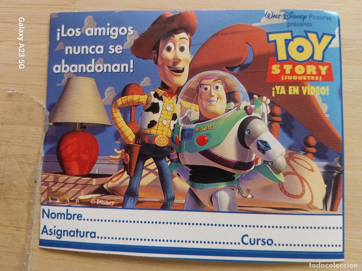 Pegatinas de colecci&oacute;n: TOY STORY BUDY BUZZ ADHESIVO ESCOLAR PARA LIBRO O CARPETA PEGATINA SIN PEGAR NUNCA 10X8.5CMS