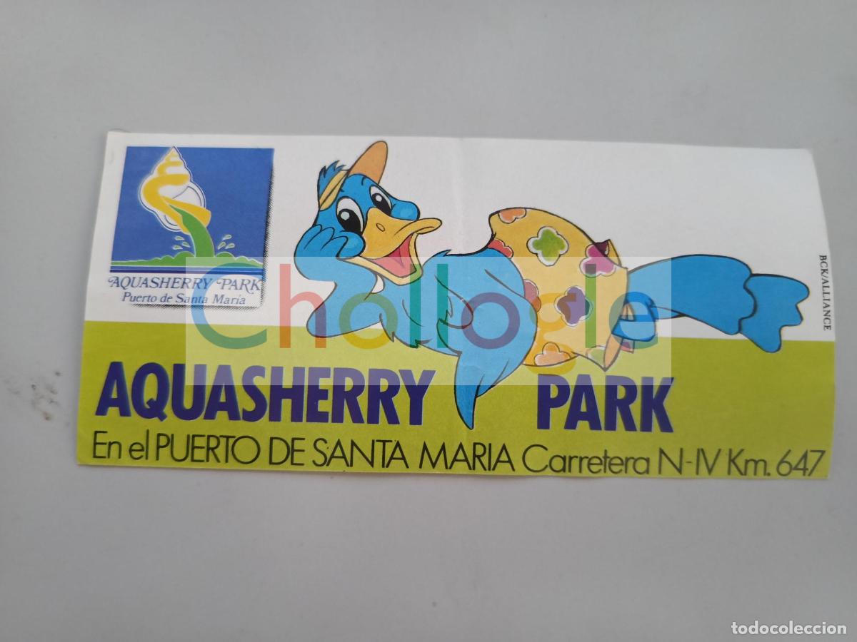 Pegatinas de colecci&oacute;n: Pegatina Aquasherry Park de El Puerto de Santa maria