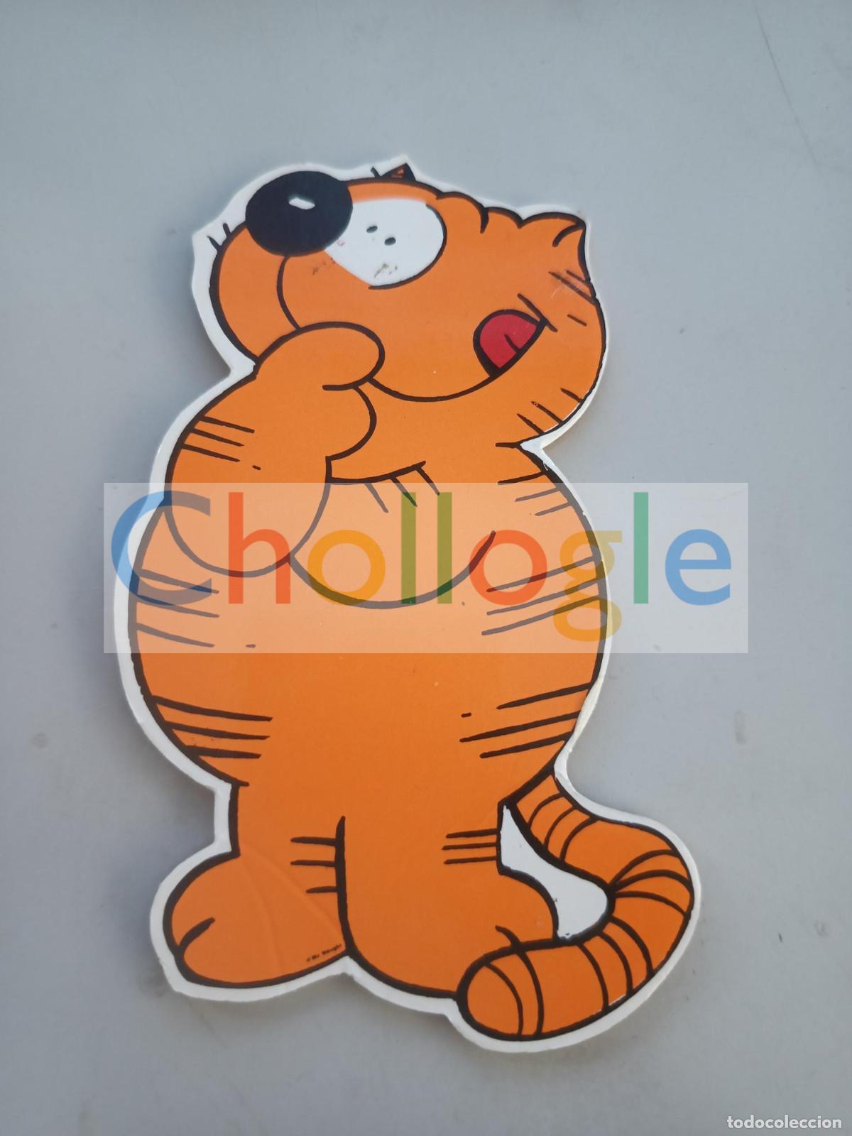 Pegatinas de colecci&oacute;n: Pegatina de foam gato isidoro
