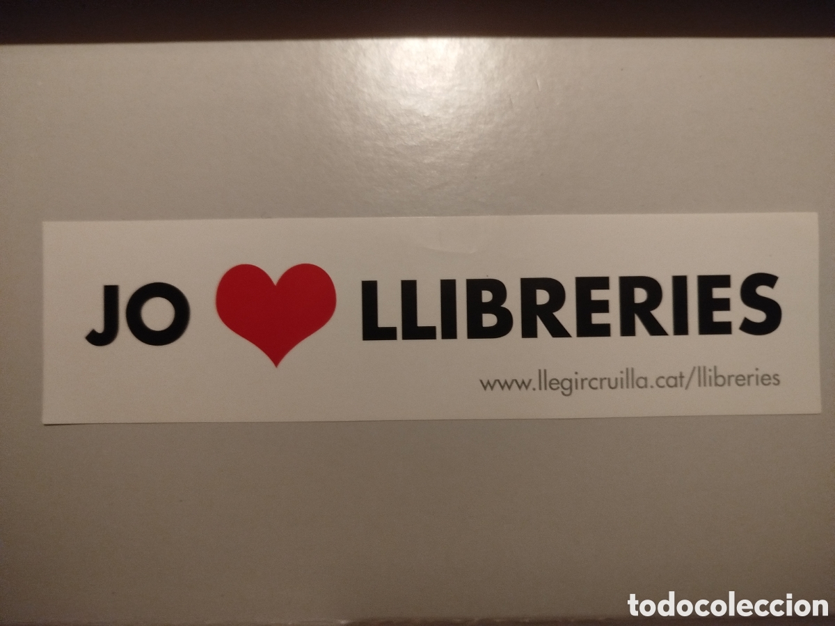Pegatinas de colecci&oacute;n: Pegatina llibreries cruilla