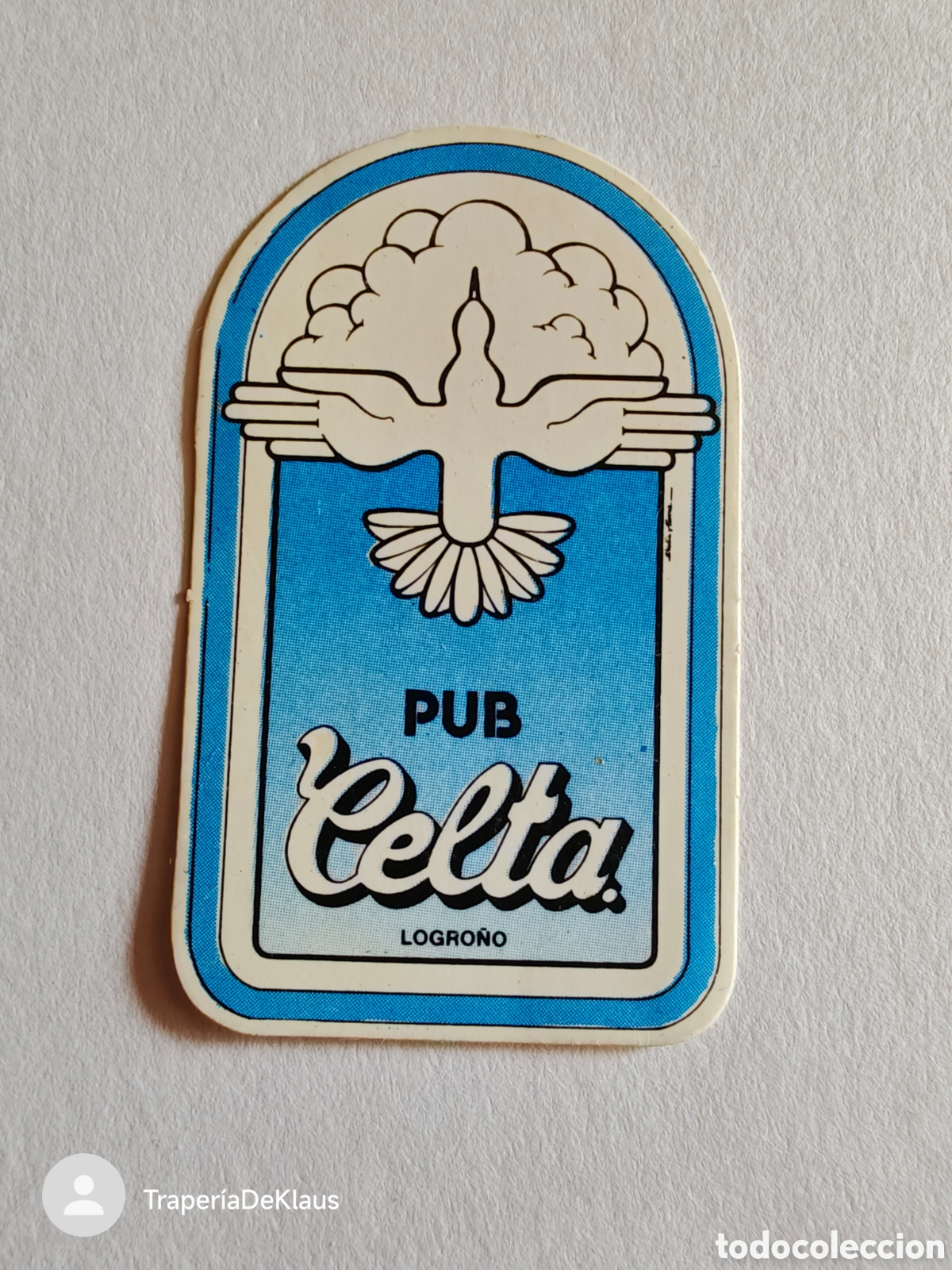 Collection stickers: pegatina la rioja - pub celta - logro&ntilde;o - tdk296p