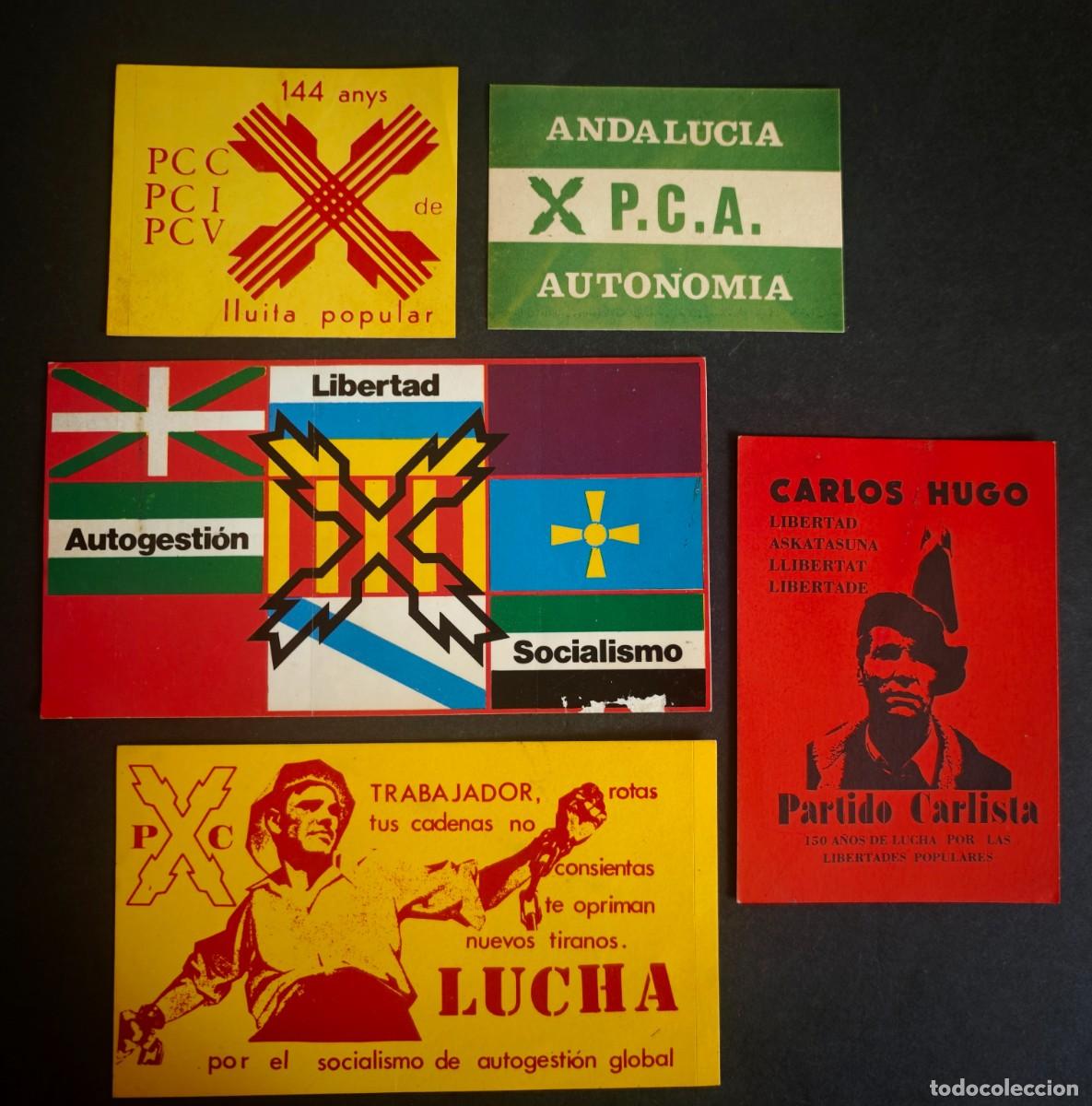 Pegatinas de colecci&oacute;n: PARTIDO CARLISTA - LOTE