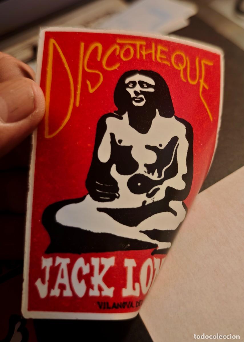 Pegatinas de colecci&oacute;n: JACK LONDON DISCOTHEQUE - VILANOVA DEL CAMI- IGUALADA