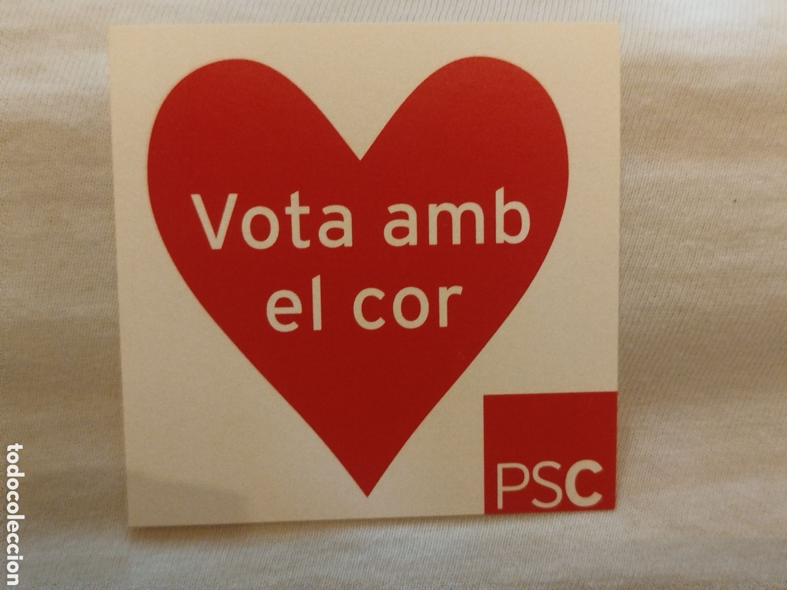 Pegatinas de colecci&oacute;n: Pegatina pol&iacute;tica PSC
