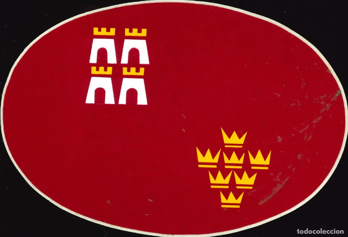 Pegatinas de colecci&oacute;n: PEGATINA - ADHESIVO - BANDERA - ESCUDO HERALDICO - CASTILLA LA MANCHA