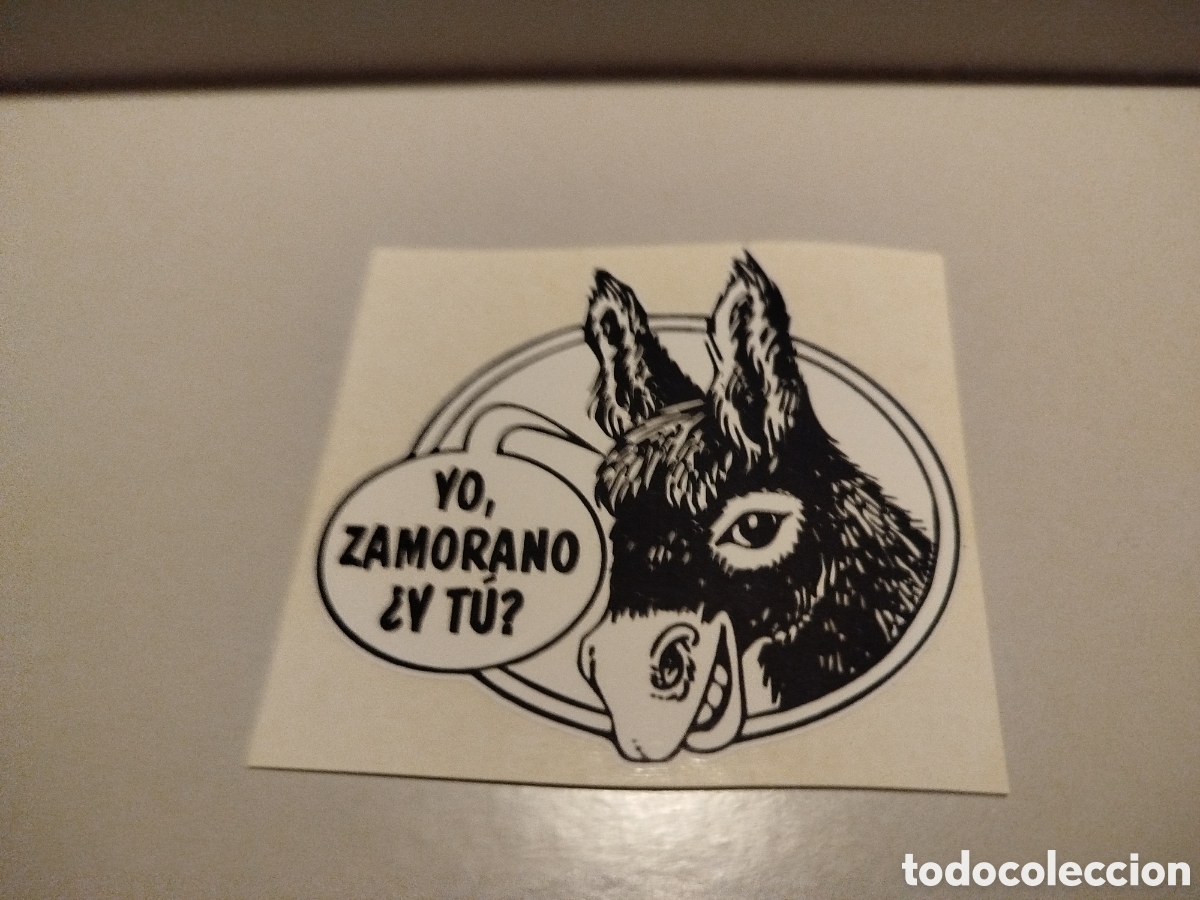 Pegatinas de colecci&oacute;n: Pegatina vintage zamorano