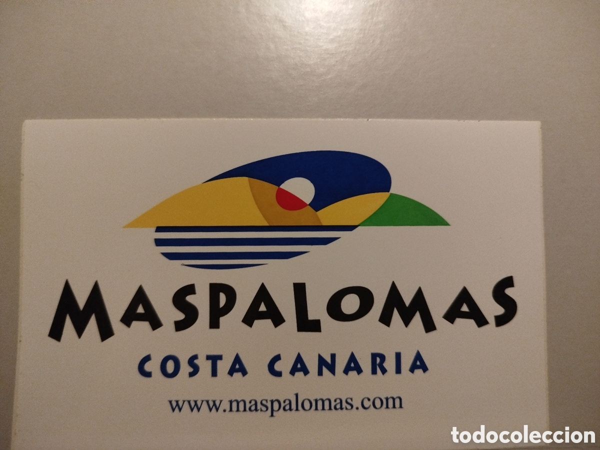 Pegatinas de colecci&oacute;n: Pegatina costa Canarias Mas palomas