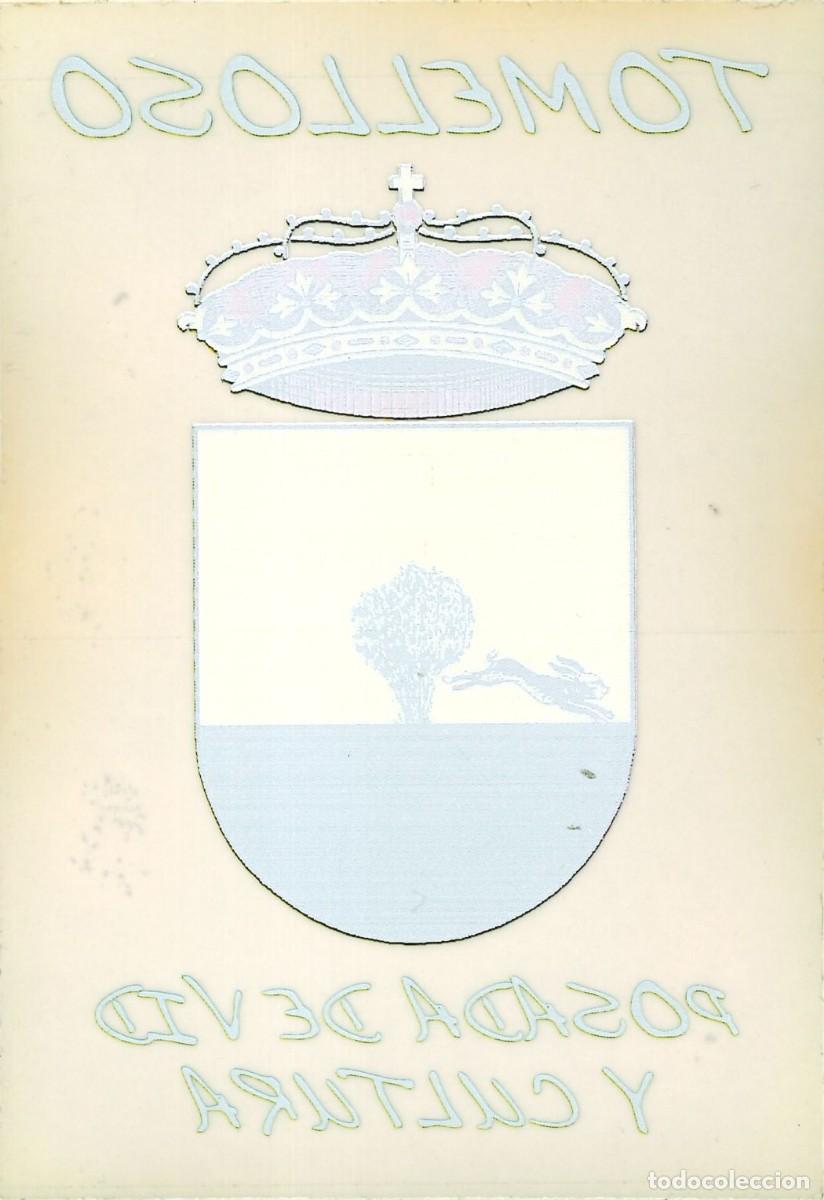 Pegatinas de colecci&oacute;n: PEGATINA - ADHESIVO - BANDERA - ESCUDO HERALDICO - CASTILLA LA MANCHA - TOMELLOSO (CIUDAD REAL)