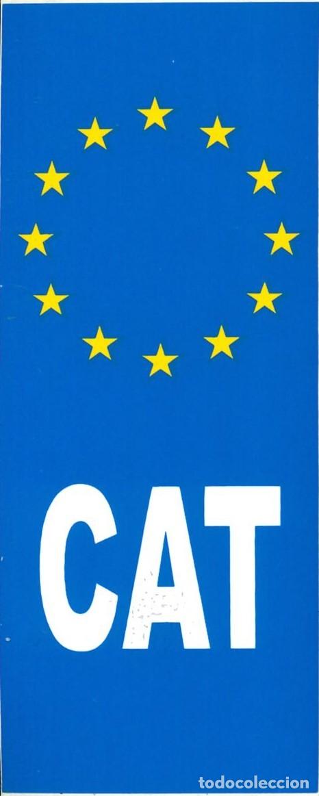 Pegatinas de colecci&oacute;n: PEGATINA - ADHESIVO - BANDERA - ESCUDO HERALDICO - CATALU&Ntilde;A (4 x 10 CMS.)