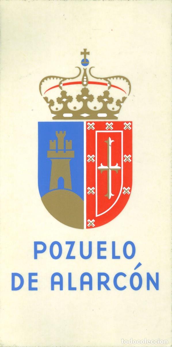 Pegatinas de colecci&oacute;n: PEGATINA - ADHESIVO - BANDERA - ESCUDO HERALDICO - COMUNIDAD MADRID - POZUELO DE ALARCON