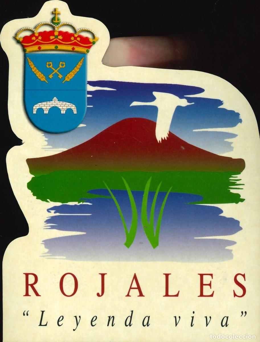 Pegatinas de colecci&oacute;n: PEGATINA - ADHESIVO - BANDERA - ESCUDO HERALDICO - COMUNIDAD VALENCIANA - ROJALES (ALICANTE)