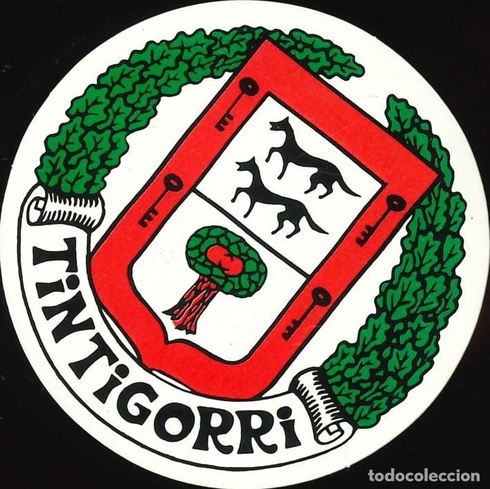 Pegatinas de colecci&oacute;n: PEGATINA - ADHESIVO - BANDERA - ESCUDO HERALDICO - EUSKADI - DEUSTO (BILBAO) - TINTIGORRI KONTPARSA