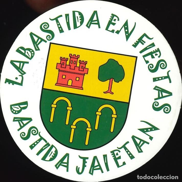 Pegatinas de colecci&oacute;n: PEGATINA - ADHESIVO - BANDERA - ESCUDO HERALDICO - EUSKADI - LA BASTIDA EN FIESTAS
