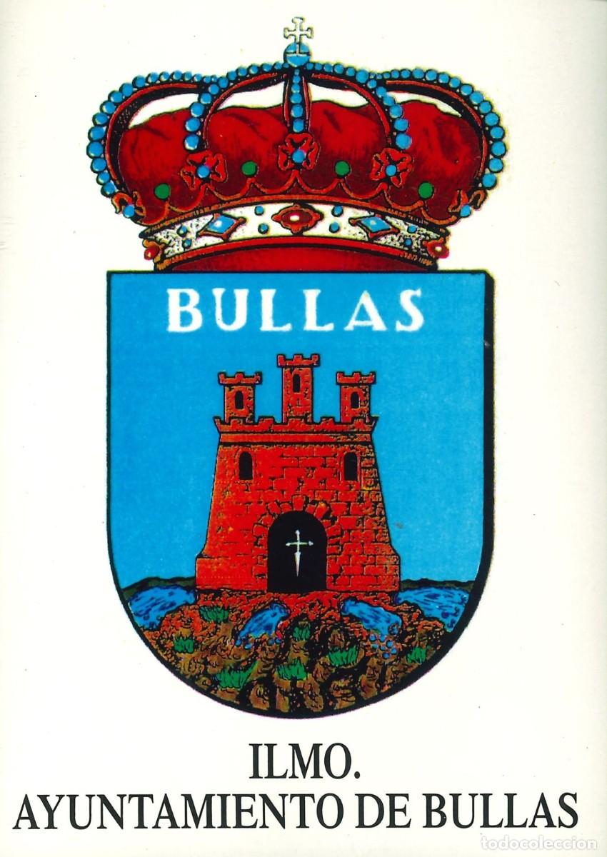 Pegatinas de colecci&oacute;n: PEGATINA - ADHESIVO - BANDERA - ESCUDO HERALDICO - BULLAS (MURCIA)