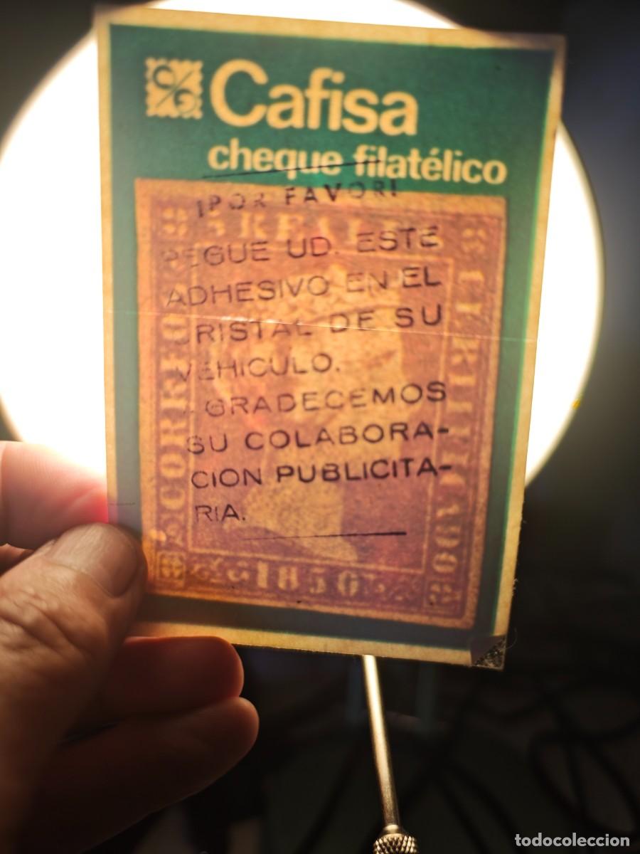 Pegatinas de colecci&oacute;n: CAFISA - CHEQUE FILATELICO - Foto 2