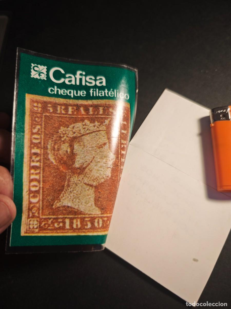 Pegatinas de colecci&oacute;n: CAFISA - CHEQUE FILATELICO