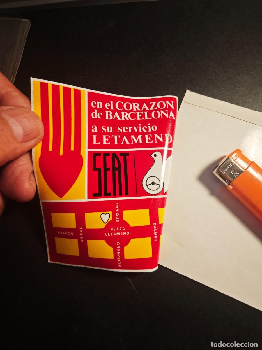 Pegatinas de colecci&oacute;n: CONCESIONARIO SEAT - LETAMENDI