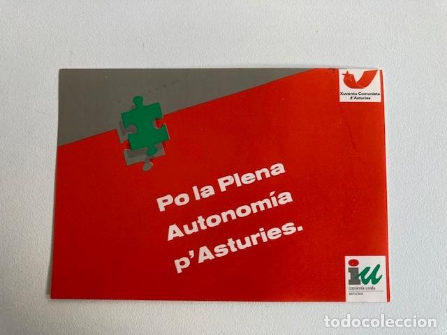 Pegatinas de colecci&oacute;n: PEGATINA PO LA PLENA AUTONOMIA P'ASTURIES - IZQUIERDA UNIDA