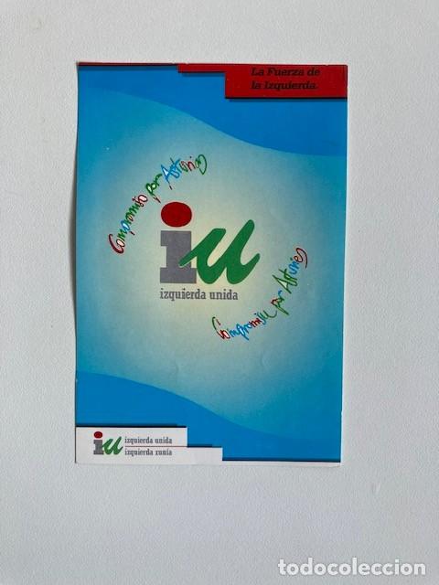 Pegatinas de colecci&oacute;n: PEGATINA COMPROMISO POR ASTURIAS - IZQUIERDA UNIDA