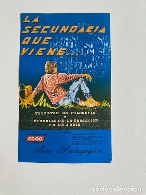 Pegatinas de colecci&oacute;n: PEGATINA LA SECUNDARIA QUE VIENE.. - CCOO SEVILLA