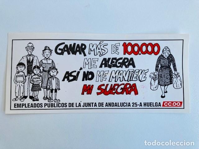 Pegatinas de colecci&oacute;n: PEGATINA GANAR M&Aacute;S DE 100.000 ME ALEGRA... - JUNTA DE ANDALUCIA - CC00
