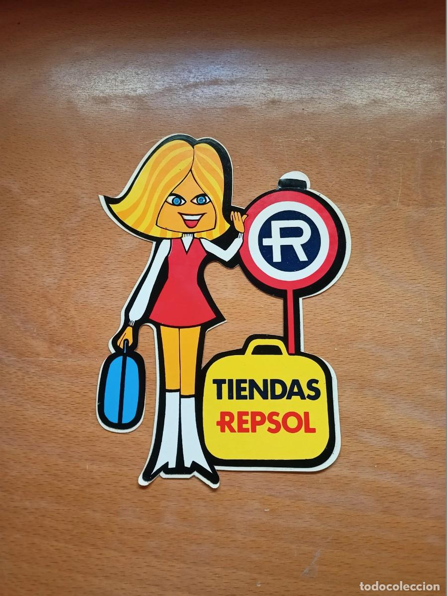 Pegatinas de colecci&oacute;n: ADHESIVO TIENDAS REPSOL