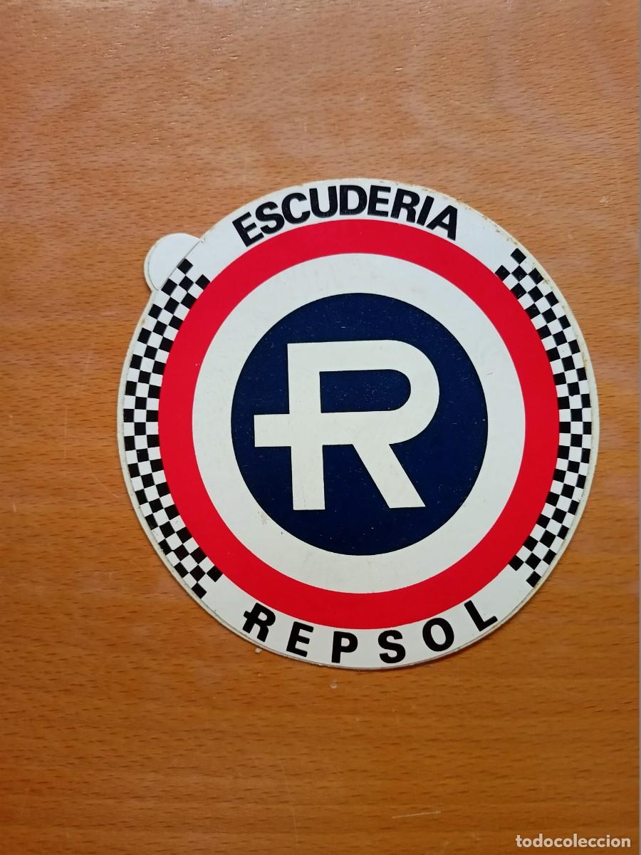 Pegatinas de colecci&oacute;n: ADHESIVO / PEGATINA ESCUDERIA REPSOL