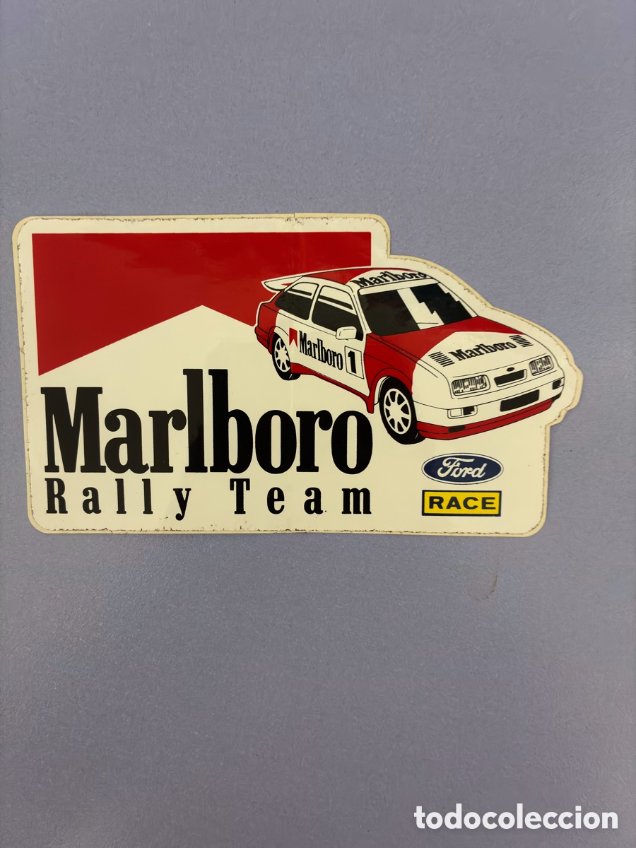 Pegatinas de colecci&oacute;n: Pegatina Marlboro Rally Team Coche Ford