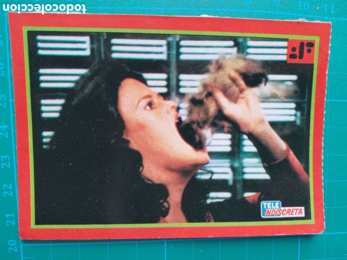Pegatinas de colecci&oacute;n: JANE BADLER . DIANA INGERIR COME RATA PEGATINA TELEINDISCRETA . V LOS VISITANTES .EAT RAT .STICKER