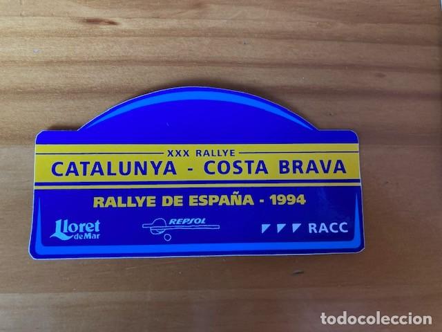 Pegatinas de colecci&oacute;n: PEGATINA XXX RALLYE CATALUNYA - COSTA BRAVA 1994