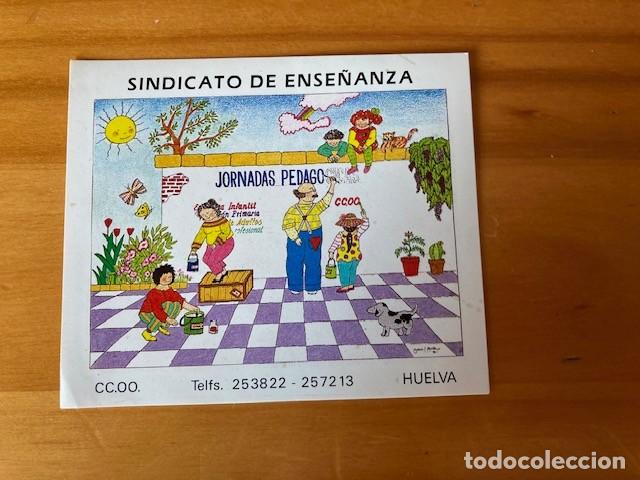 Pegatinas de colecci&oacute;n: PEGATINA SINDICATO DE ENSE&Ntilde;ANZA - CC.OO. HUELVA