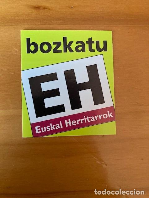 Pegatinas de colecci&oacute;n: PEGATINA BOZKATU EUSKAL HERRITARROK