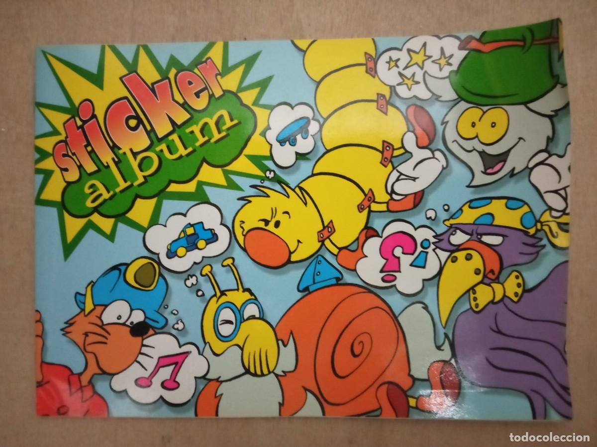 Pegatinas de colecci&oacute;n: 4 STIKER ALBUM CON STICKERS PEGADOS DE POKEMON, DIGIMON, DISNEY, ETC.