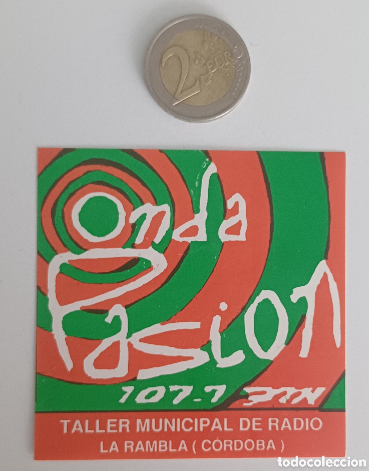 Pegatinas de colecci&oacute;n: Pegatina Radio Onda Pasi&oacute;n C&oacute;rdoba