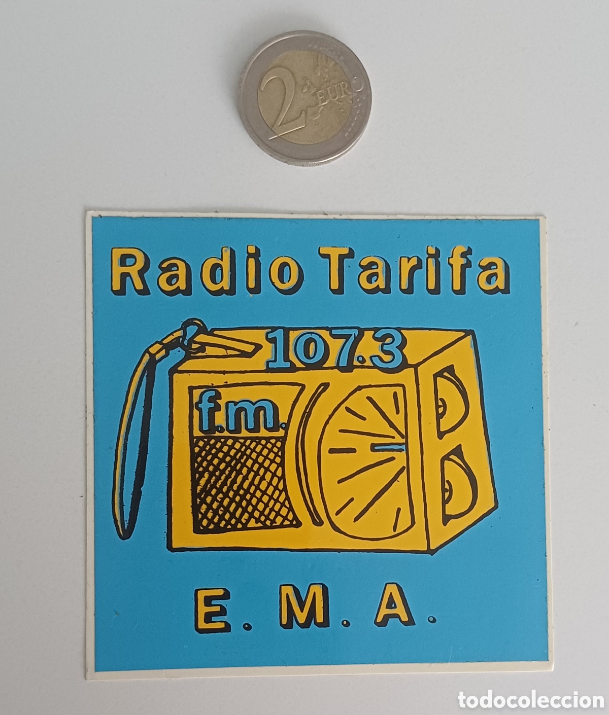 Pegatinas de colecci&oacute;n: Pegatina Radio Tarifa C&aacute;diz Tv televisi&oacute;n