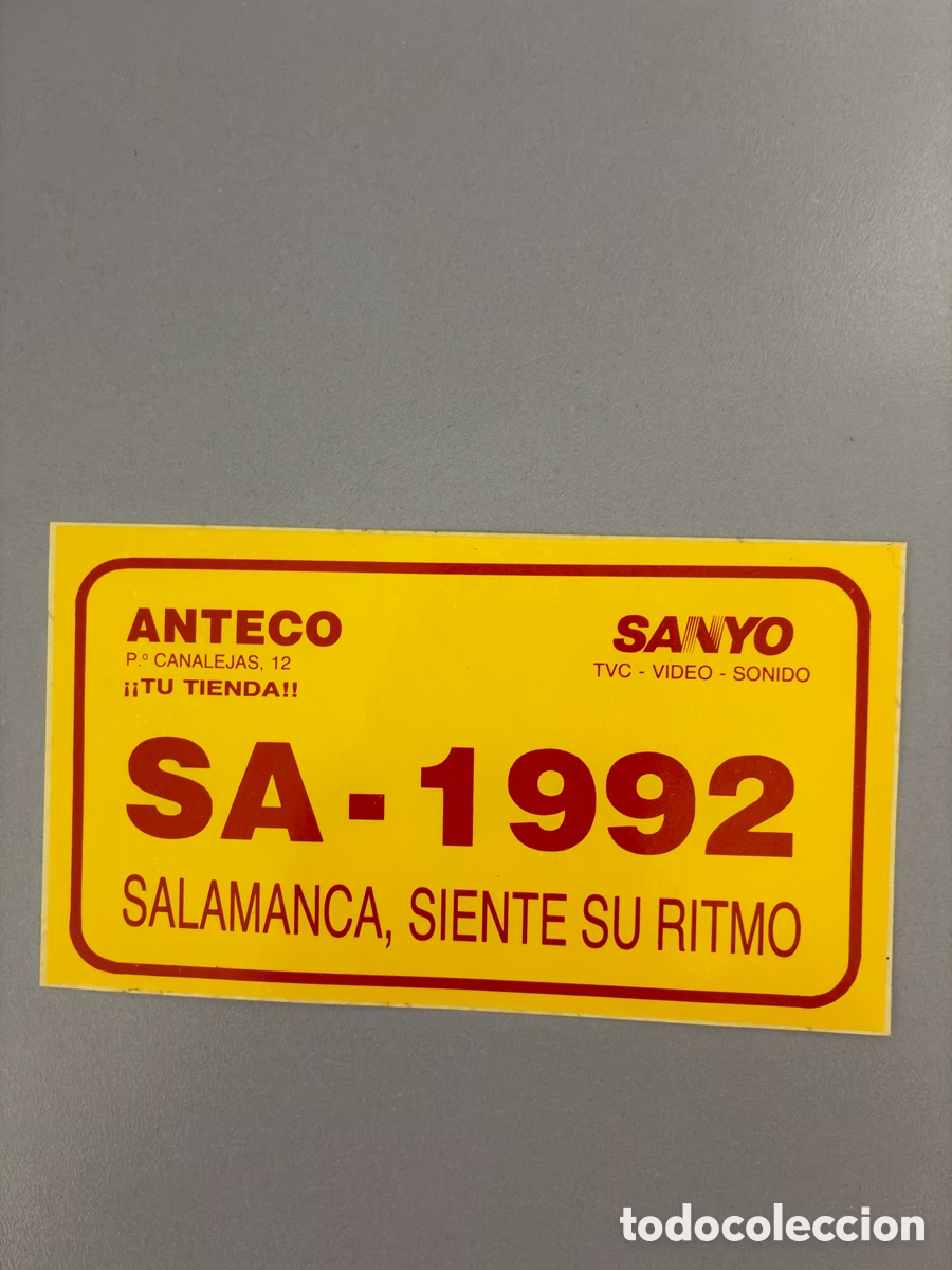 Pegatinas de colecci&oacute;n: Pegatina Anteco-Sanyo