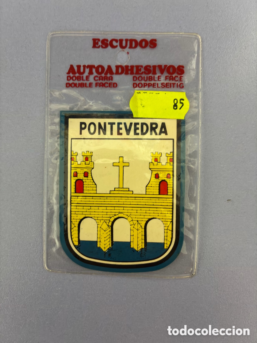 Pegatinas de colecci&oacute;n: Pegatina escudo Pontevedra