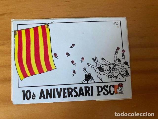 Pegatinas de colecci&oacute;n: PEGATINA 10&egrave; ANIVERSARI PSC