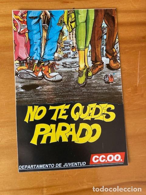 Pegatinas de colecci&oacute;n: PEGATINA NO TE QUEDES PARADO - CC.OO.
