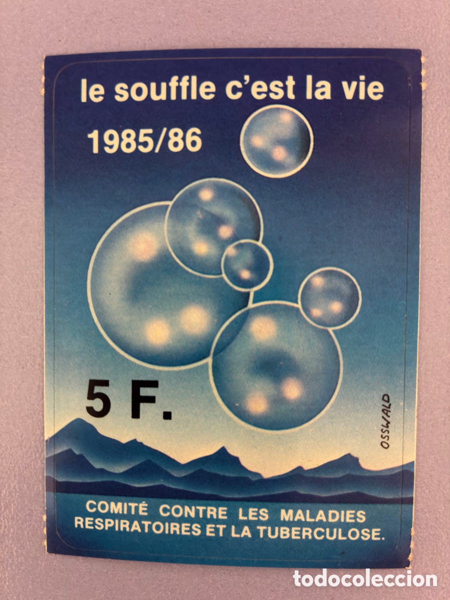Pegatinas de colecci&oacute;n: Pegatina Le souffle c'est la vie 1985/86