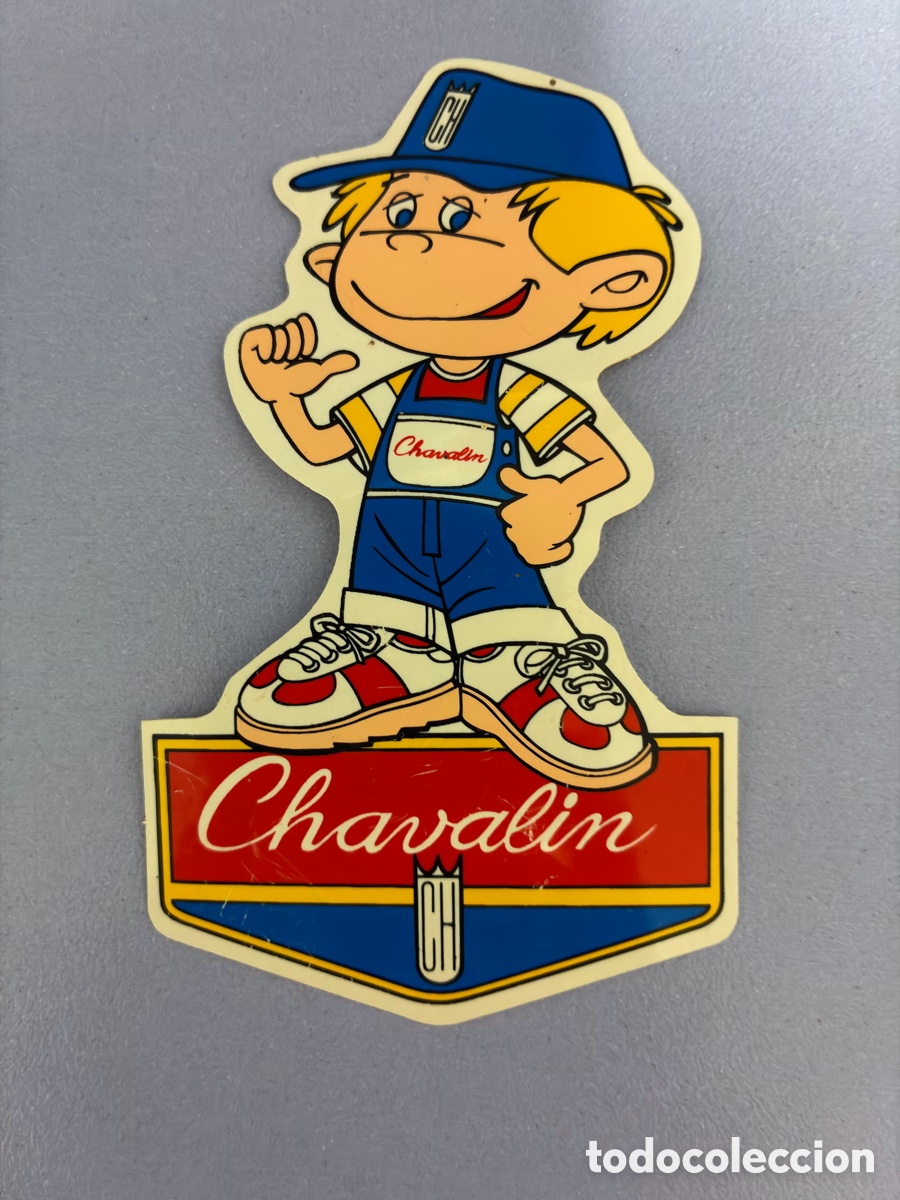 Pegatinas de colecci&oacute;n: PEGATINA - CHAVALIN - 9 CM