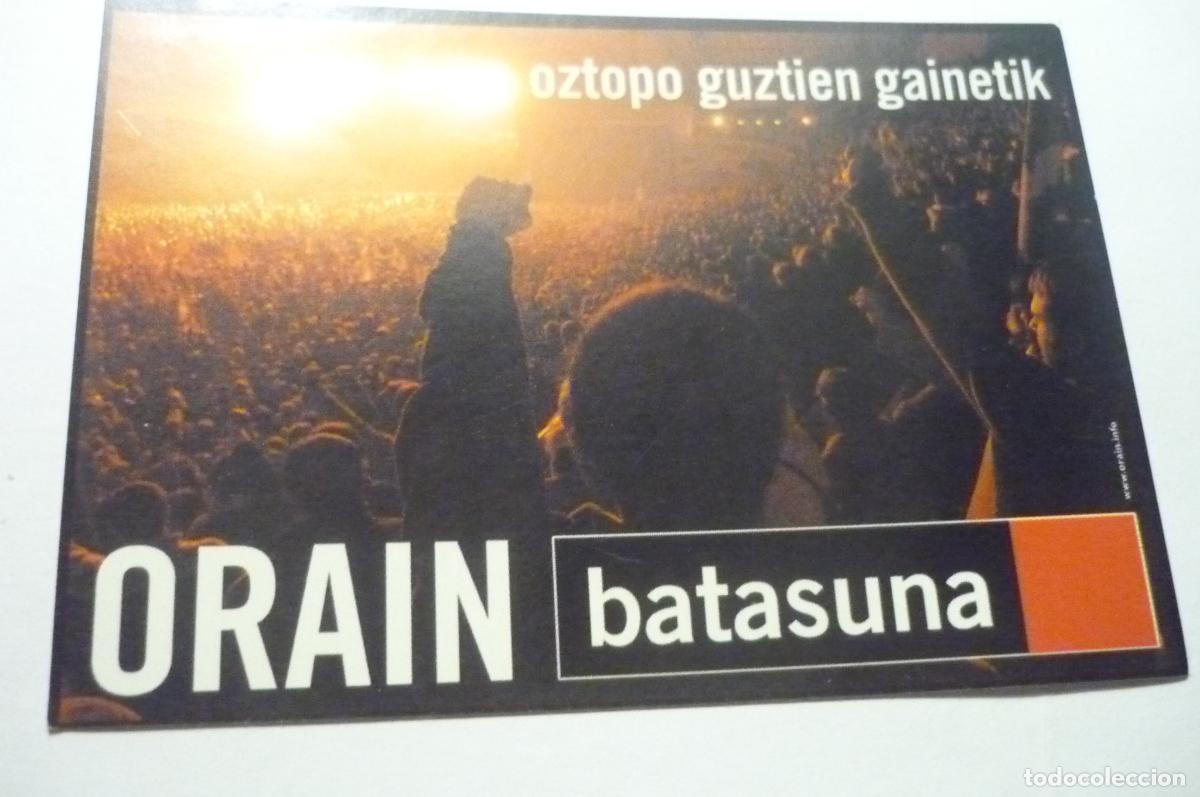 Pegatinas de colecci&oacute;n: pegatina politica vasca orain batasuna