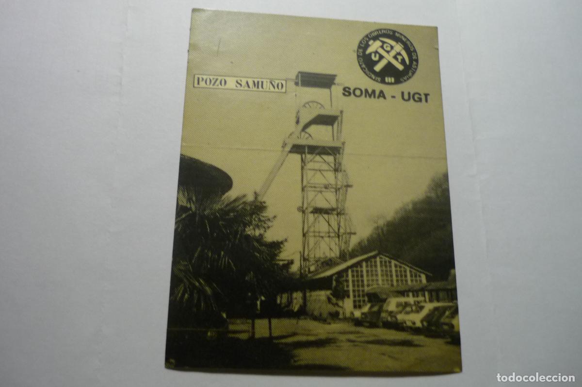 Pegatinas de colecci&oacute;n: pegatina sindical soma ugt pozo samu&ntilde;o