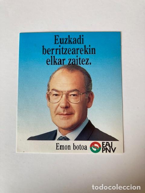 Pegatinas de colecci&oacute;n: PEGATINA EUZKADI BERRITZEAREKIN ELKAR ZAITEZ - EAJ PNV