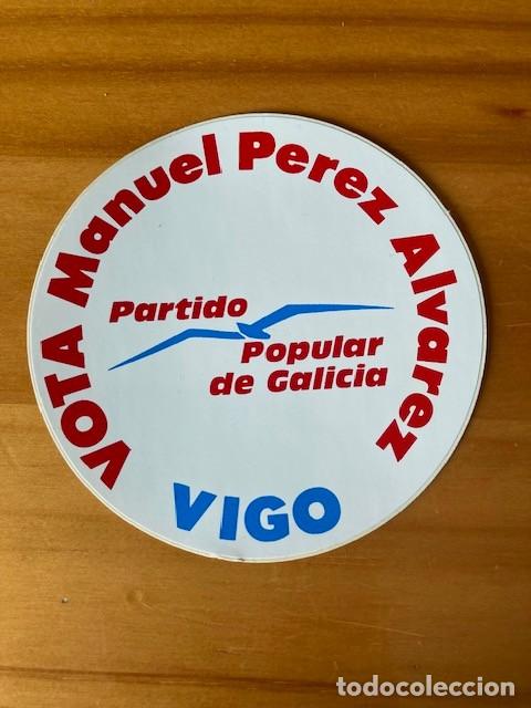Pegatinas de colecci&oacute;n: PEGATINA VOTA MANUEL PEREZ ALVAREZ - PARTIDO POPULAR DE GALICIA