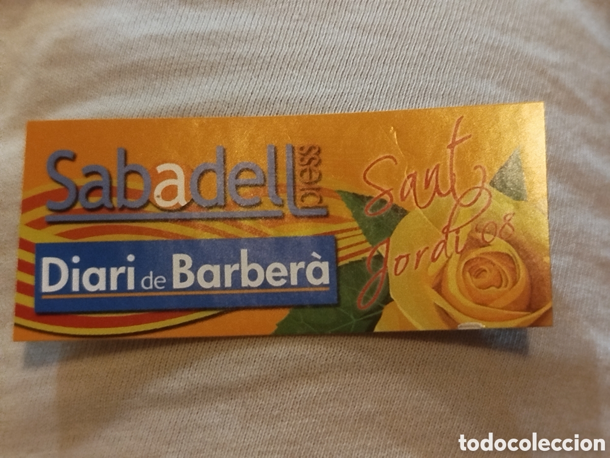 Pegatinas de colecci&oacute;n: Pegatina Sabadell diari de Barber&agrave;