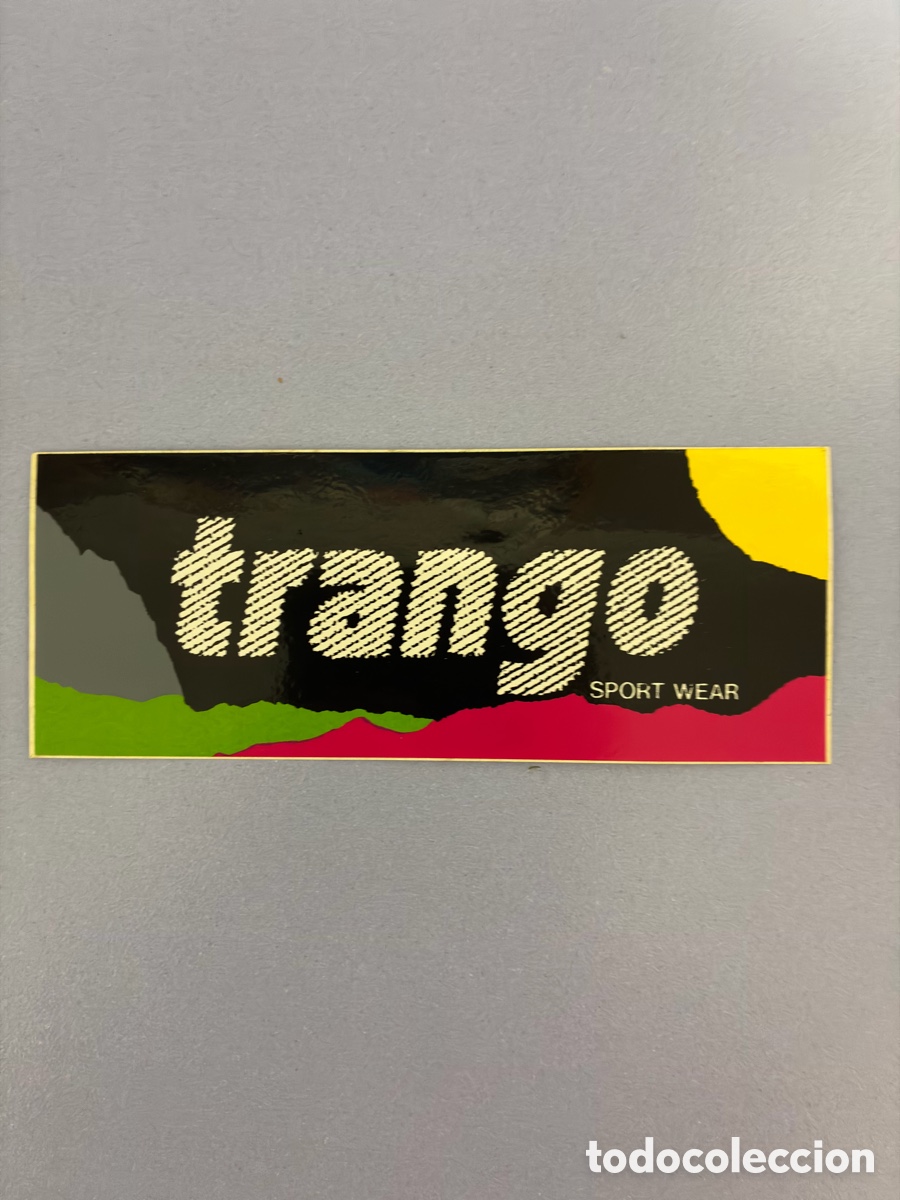 Pegatinas de colecci&oacute;n: Antigua pegatina / adhesivo vintage &rdquo;Trango Sport Wear&rdquo; - Deportes de monta&ntilde;a / escalada.