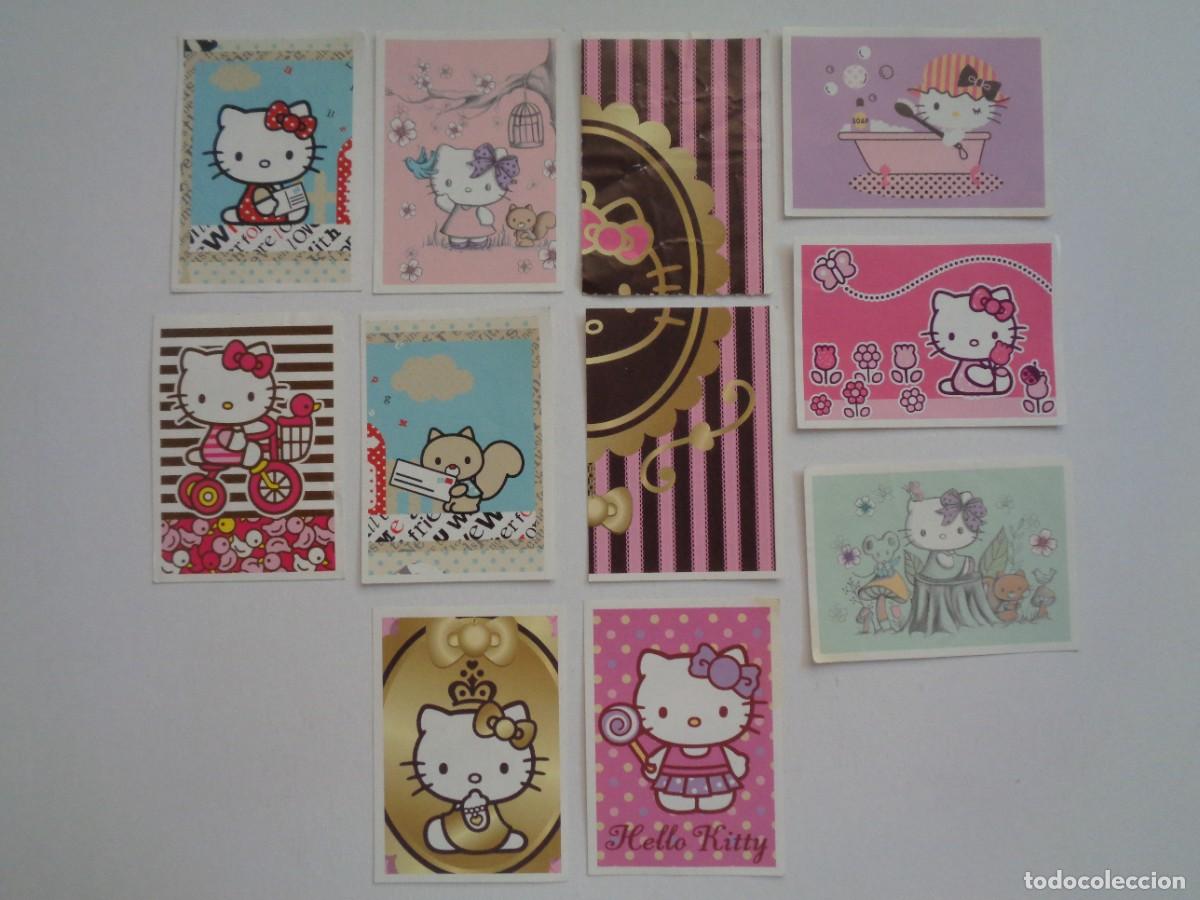Pegatinas de colecci&oacute;n: LOTE DE 11 PEGATINAS DE PANINI : HELLO KITTY .