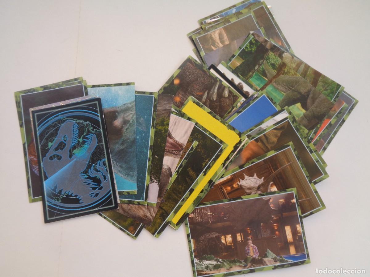Pegatinas de colecci&oacute;n: LOTE DE 62 PEGATINAS DE LA SERIE &uml; MUNDO JURASICO , REINO CAIDO &uml;. DE PANINI , 2018
