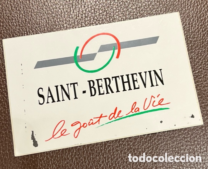 Pegatinas de colecci&oacute;n: Pegatina. Saint-Berthevin. A&ntilde;os 80.